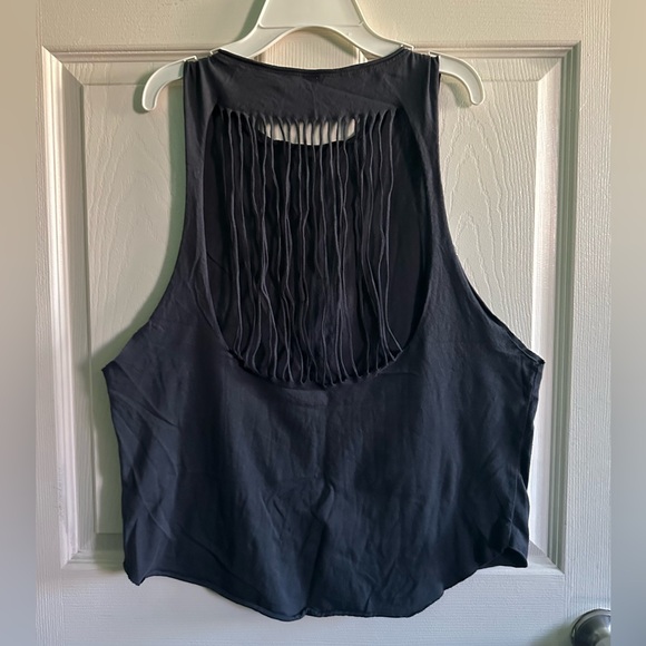 Blue/Gray Distressed Tank Top - Picture 10 of 11